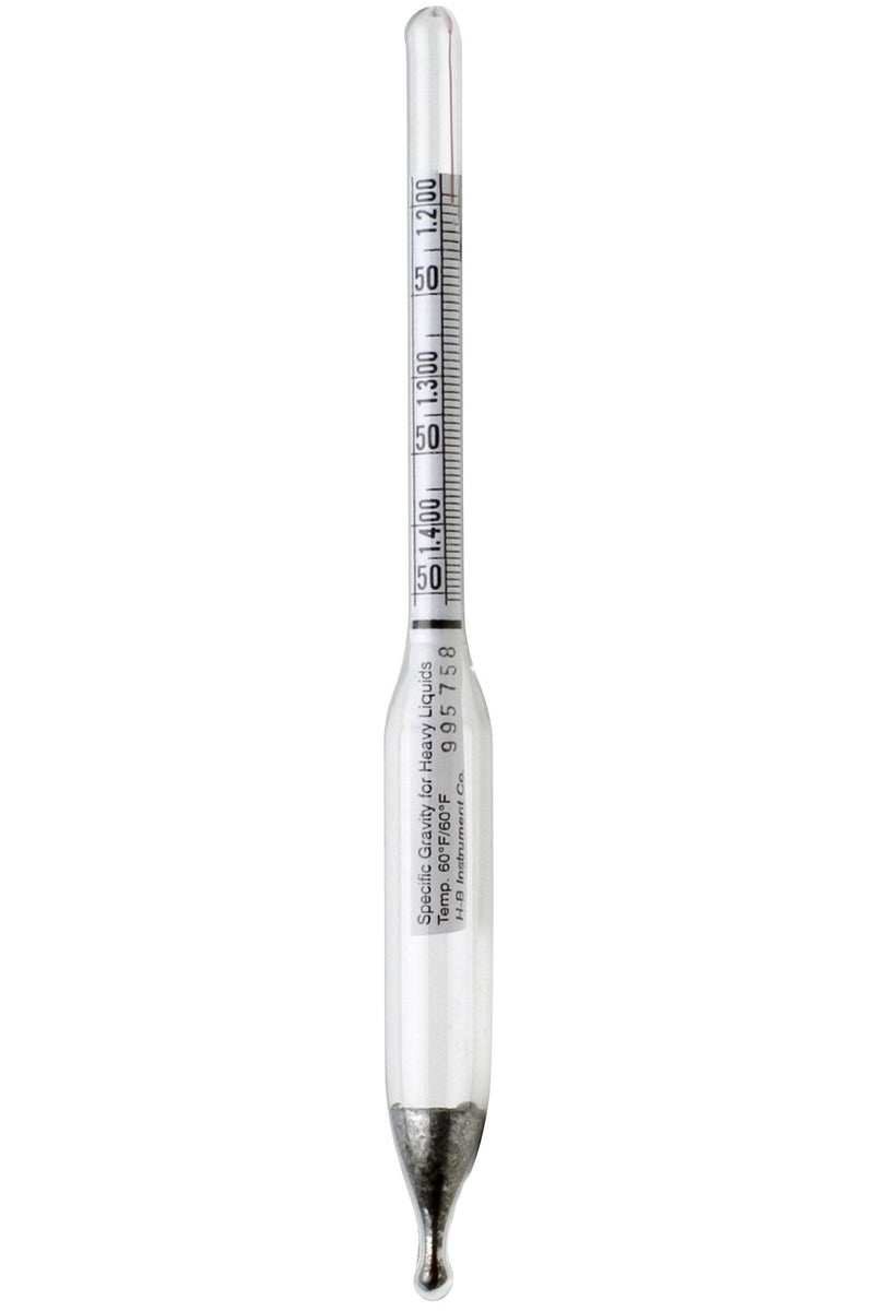 SP Bel-Art, H-B DURAC 1.000/1.070 Specific Gravity Hydrometer for Liquids Heavier Than Water (B61801-5300)